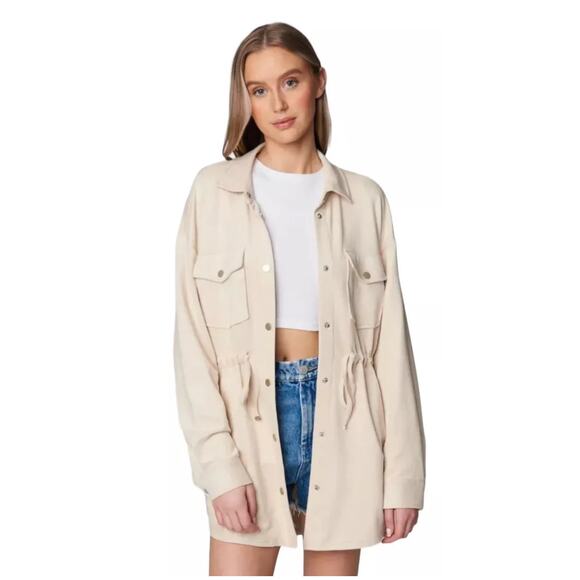 Blank NYC Jackets & Blazers - BLANK NYC Tied Snap Jacket in the color, "Let me know," Size XS New with tags!